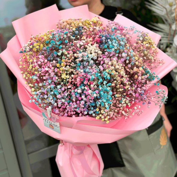 Букет Радужная гипсофила в Москве