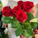 5 красных роз в Москве